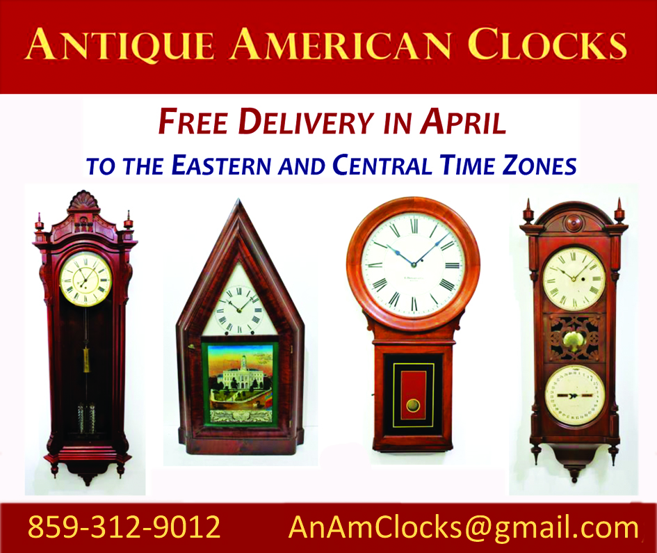 Banner Antique American Clocks