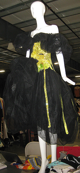 The Nashville Vintage Clothing & Jewelry Show opened on Friday and Saturday in a nearby hall. Fashions ranged from fancy formals to helmets.