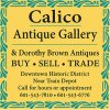 Calico Antique Gallery 2021 Antiques Trade Directory ad