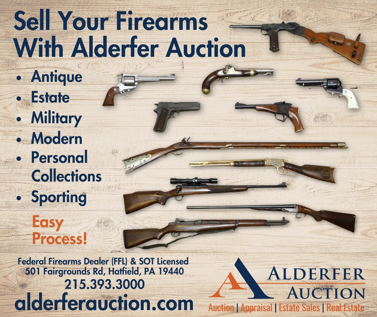 Banner Alderfer Auction