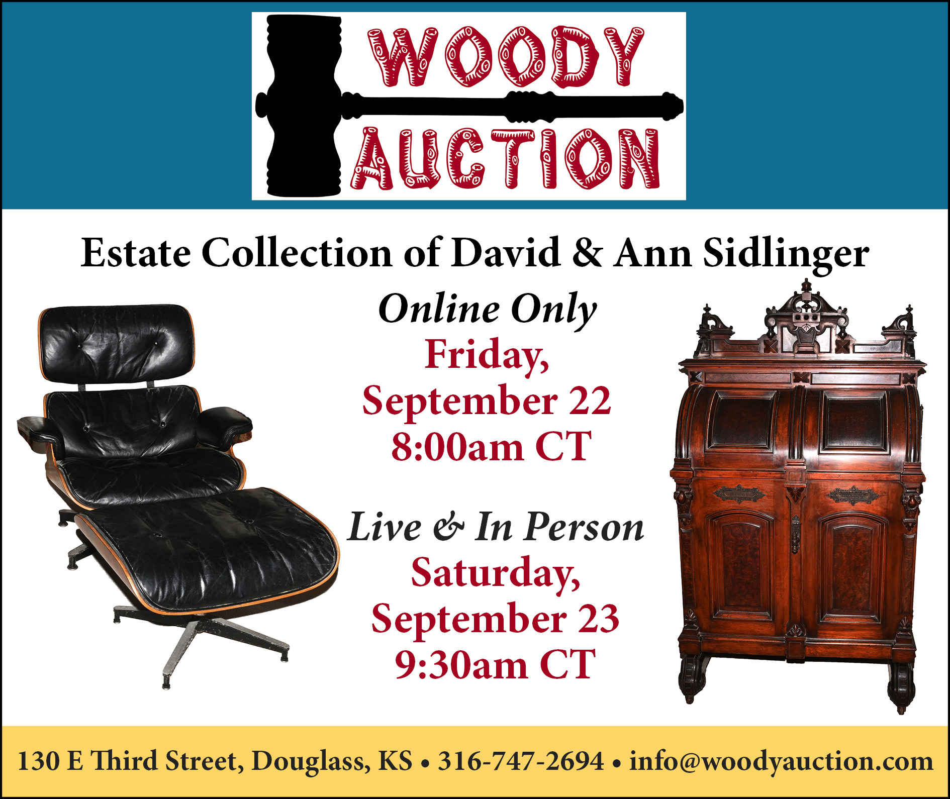 Banner Woody Auctions