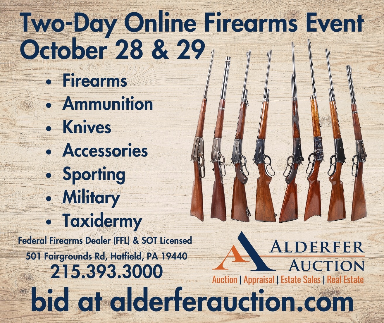 Banner Alderfer Auction