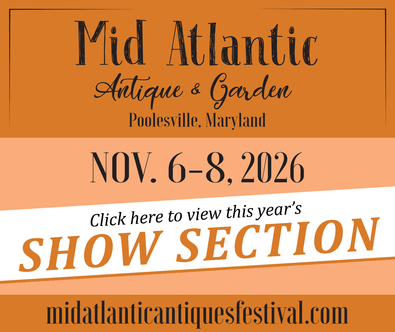 Banner Mid-Atlantic Antiques Festival