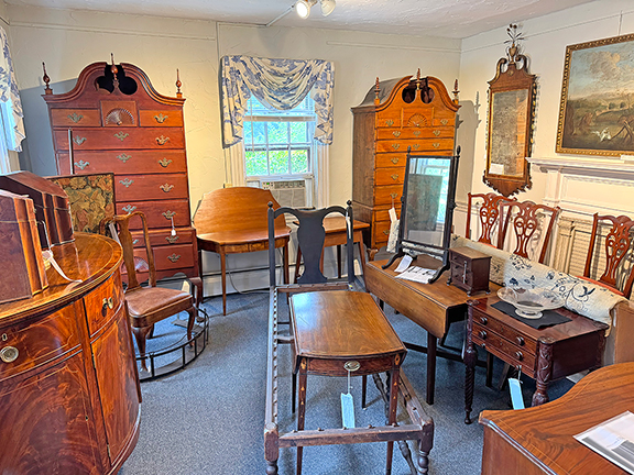 There is room after room, full of antiques.