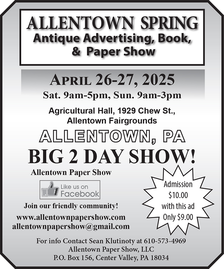 	 Allentown Paper Show LLC