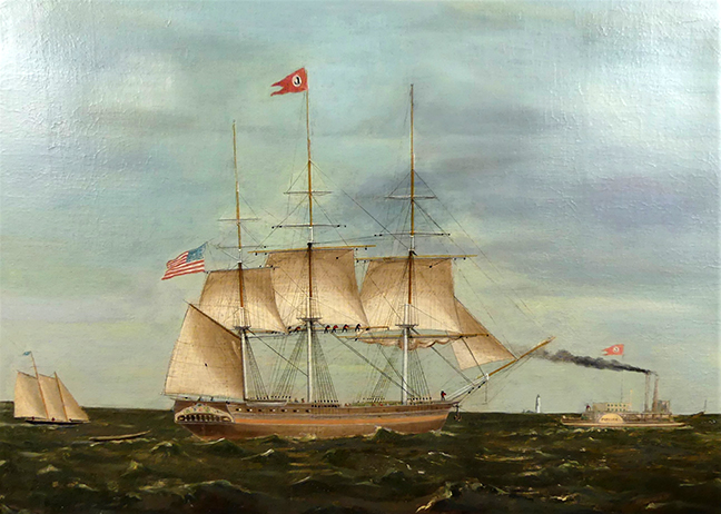 Early ship painting