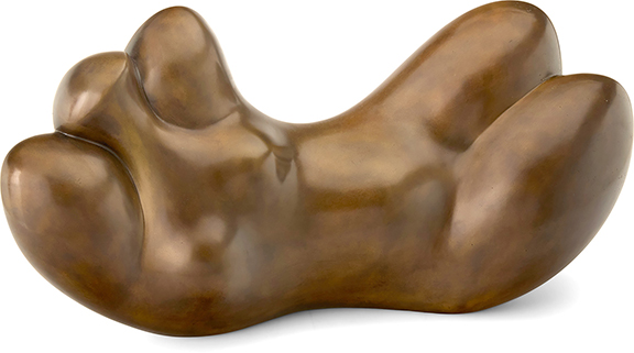 Baltasar Lobo (1910-1993), Sur la plage (On the Beach), conceived in 1977, patinated bronze, number 6 from an edition of 8 plus 4 artist’s proofs, signed and numbered, with foundry mark “Susse Fondeur Paris,” 12 3/8