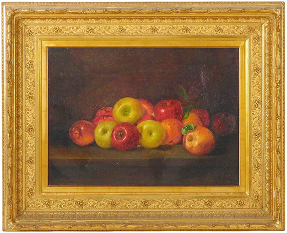 Charles Ethan Porter (1847-1923), Apples, 1878, oil on canvas, 13½