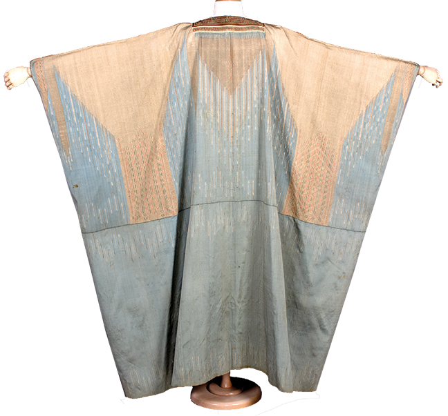 North African silk mettalic caftan