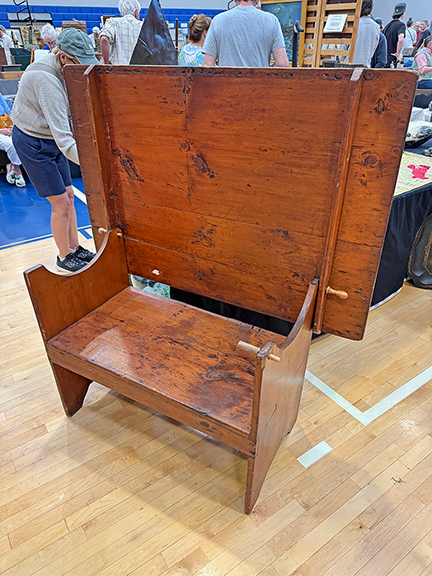 Large bench table, $595 from Robert Foley of Gray, Maine.