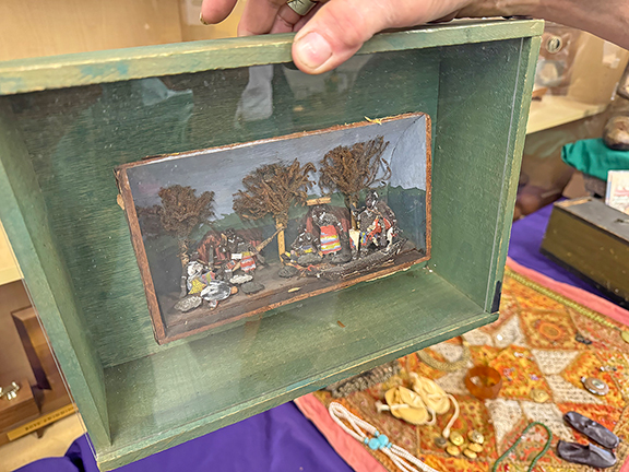 This small diorama was $125 from Brian Shea of Saugus, Massachusetts.