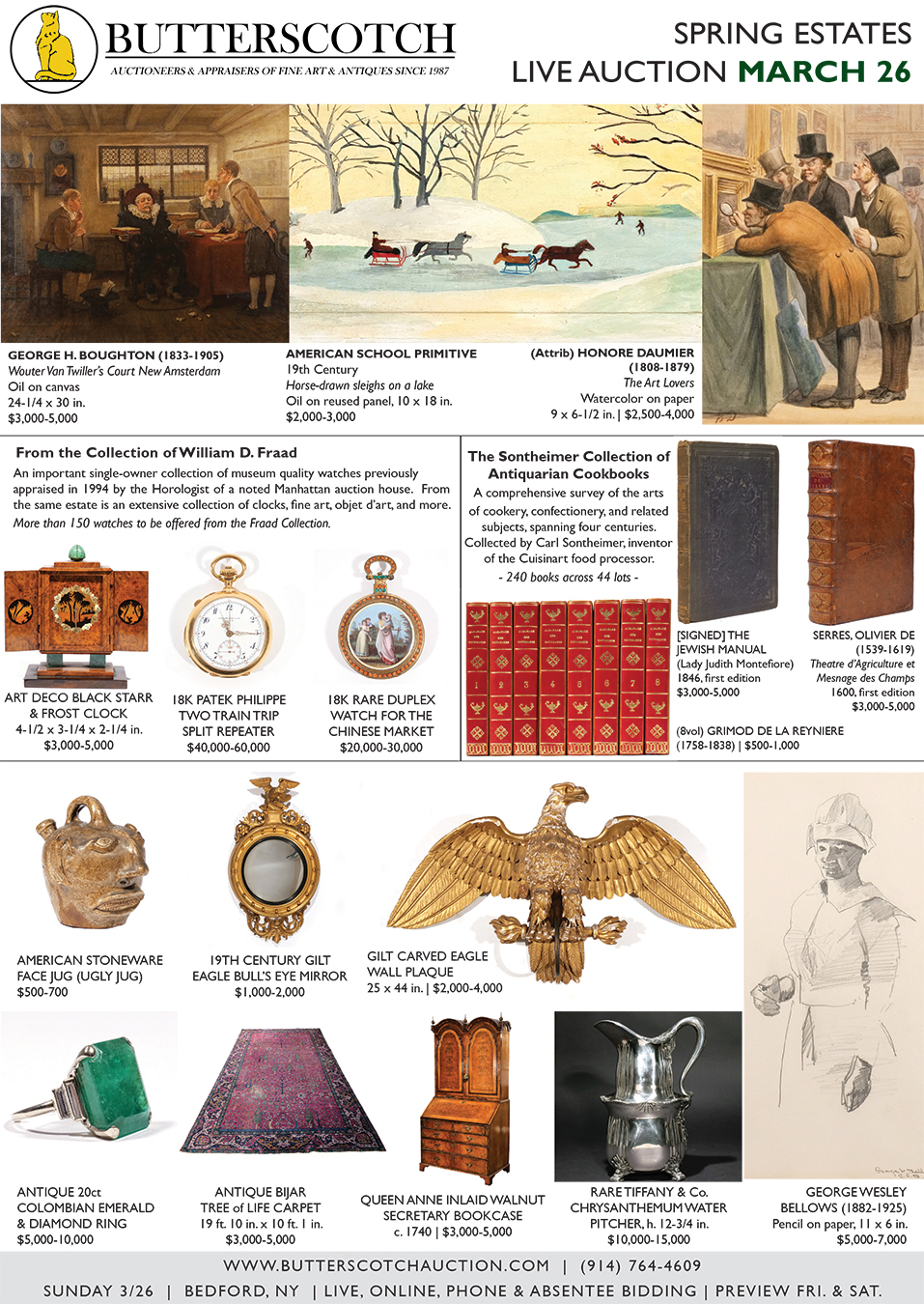 Butterscotch Auctioneers & Appraisers of Fine Art & Antiques since 1987
