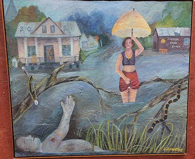 Works by important GA folk artist June Frazier Johnston from her personal estate.