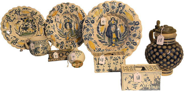 17th & 18th C. Delft and Other Ceramics