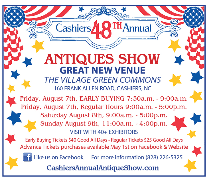 Cashiers Benefit Show