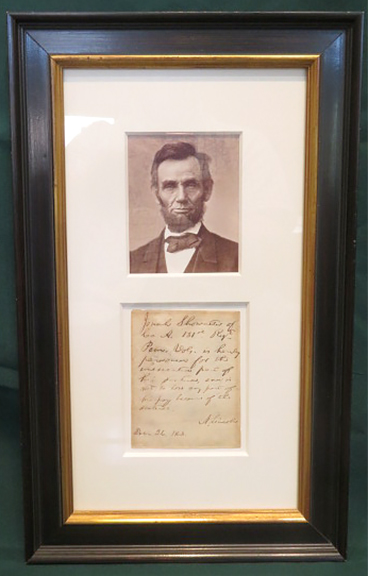 Lincoln Presidential Pardon