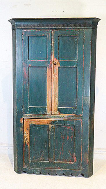 Old green paint
