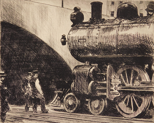 E. Hopper etching