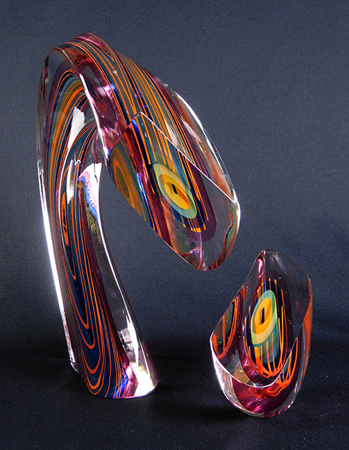 H. Littleton glass sculpture