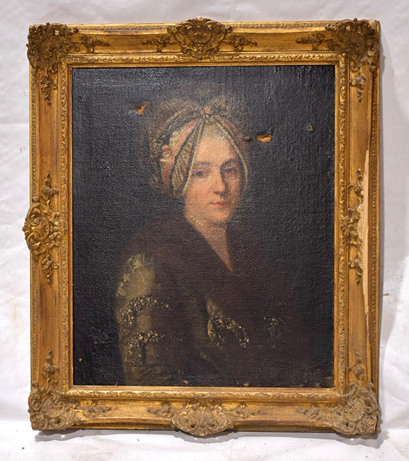 O/C Princess, Signed D. Huntington (Daniel, 1816-1906, NYC, NY), c. 1840, 27