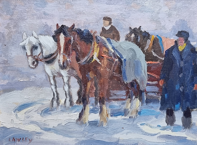 John Douglas Lawley, Canadian, 1906-1971, Cab Stand