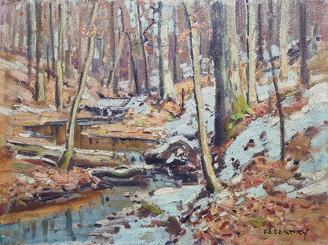 Frank A. Barney, American, 1862- 1954, Back of Martin’s