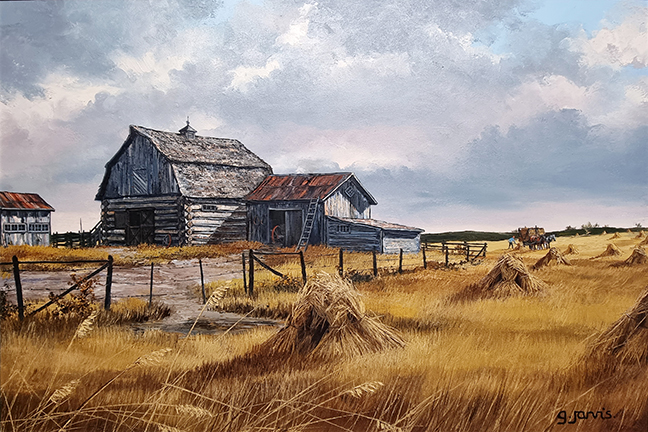 Georgia Jarvis, Canadian, 1944-1990, A Harvest Scene