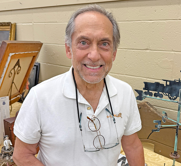Up early was go-getter Frank Gaglio, who was there to shop.