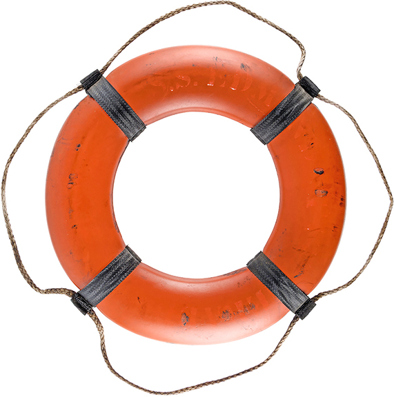 A life preserver from the wreck of the SS Edmund Fitzgerald sold for $20,000 (starting bid: $5000). The Edmund Fitzgerald was the largest ship traversing the Great Lakes at the time of its launch in 1958.