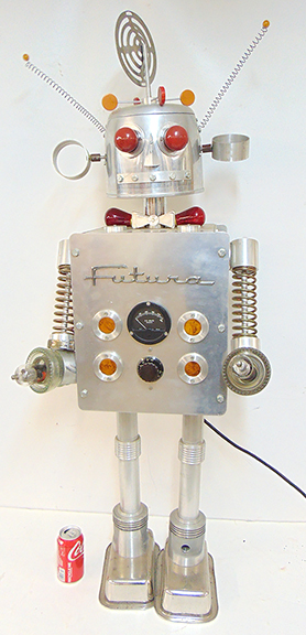 Gus Constantine robot sculpture