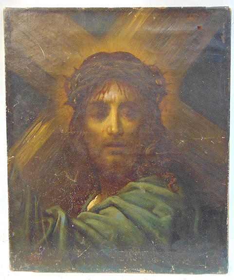 Oil, Ecce Homo, signed Gustave Dore