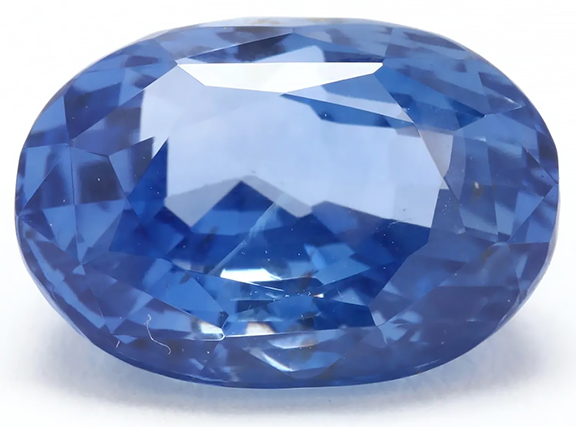 The Leland Little staff described this loose oval-cut Ceylon sapphire as having “violetish blue hue, medium dark tone, and moderately strong saturation.” The 6.44-carat stone was the top jewelry lot of the sale. It sold to a bidder on Leland Little Live for $32,400 (est. $5000/10,000).
