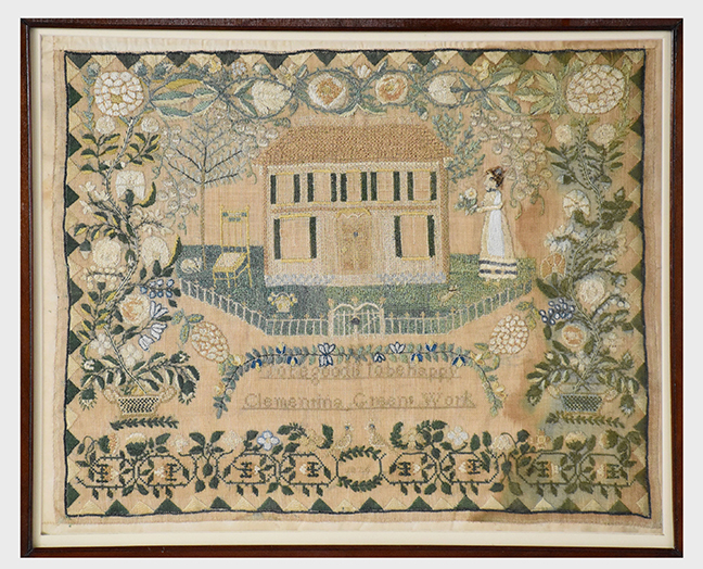 Sarah McCardell Shenk School sampler, 1826