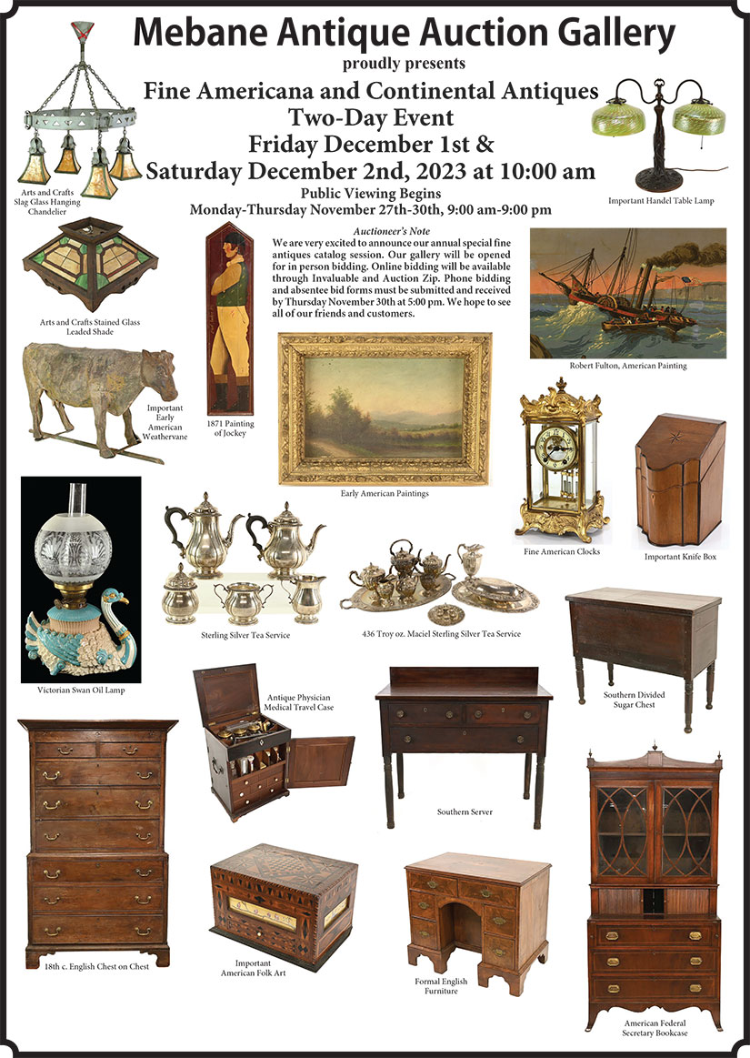 Mebane Antique Auction