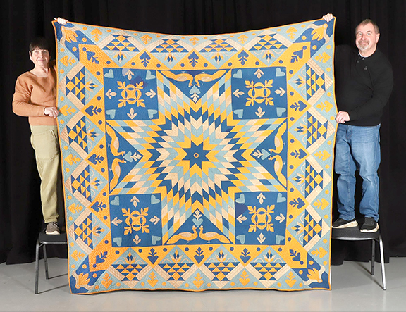 Star of Bethlehem quilt, 81