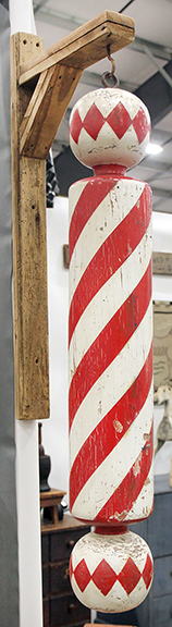 The red and white stripes on barber poles originate from the days of bloodletting. Red represented blood, while white stood for bandages. The shape of the pole was even symbolic, reminiscent of something the patient would grip to encourage blood flow during a good letting. It all makes a haircut seem rather benign. This 36
