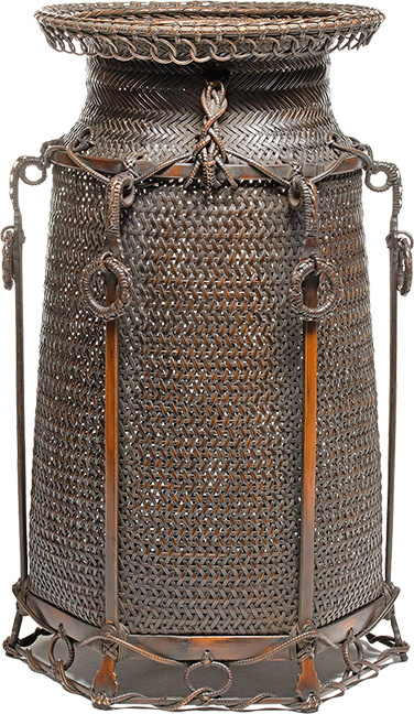 Sixty Very Fine Japanese Bamboo Baskets. Adair Collection.