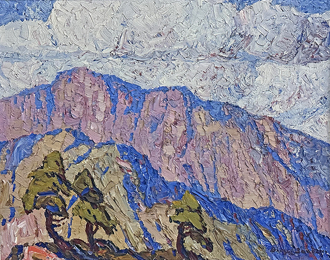 Birger Sandzén, The Great Pike’s Peak, 1923