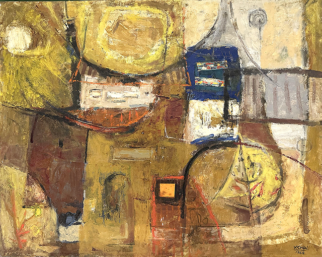 Chen Yin-hui, Oil on Canvas, 1968