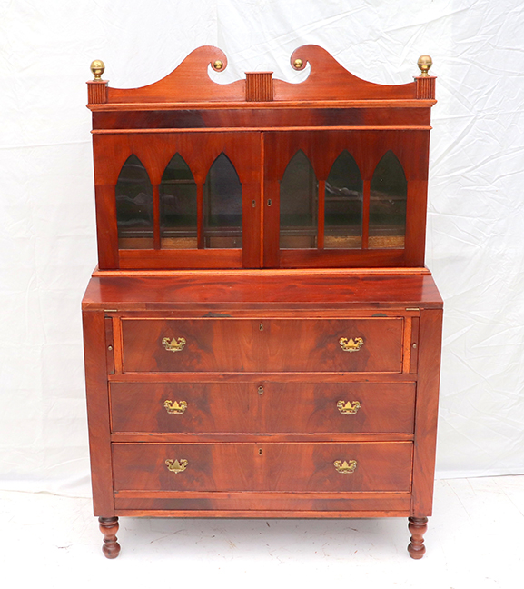 Small Federal Mahogany Secretary