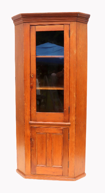 Pine Corner Cabinet