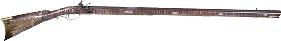 “Reproduction” isn’t always a discouraging word. This Pennsylvania flintlock bearing the signature “C Welshantz York Pa” in homage to an 18th-century gunsmith was made around the 1970s to the 1980s. It hit the mark and more, finishing at $16,250 (est. $1500/2000).