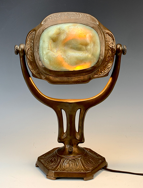 Tiffany Studios Zodiac Turtleback lamp