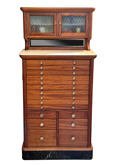 19th C. Dental Cabinet