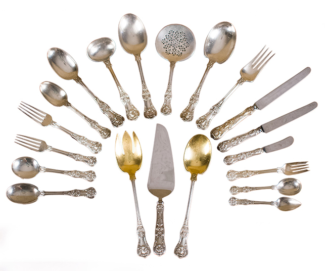 Tiffany Sterling Flatware, English Kings
